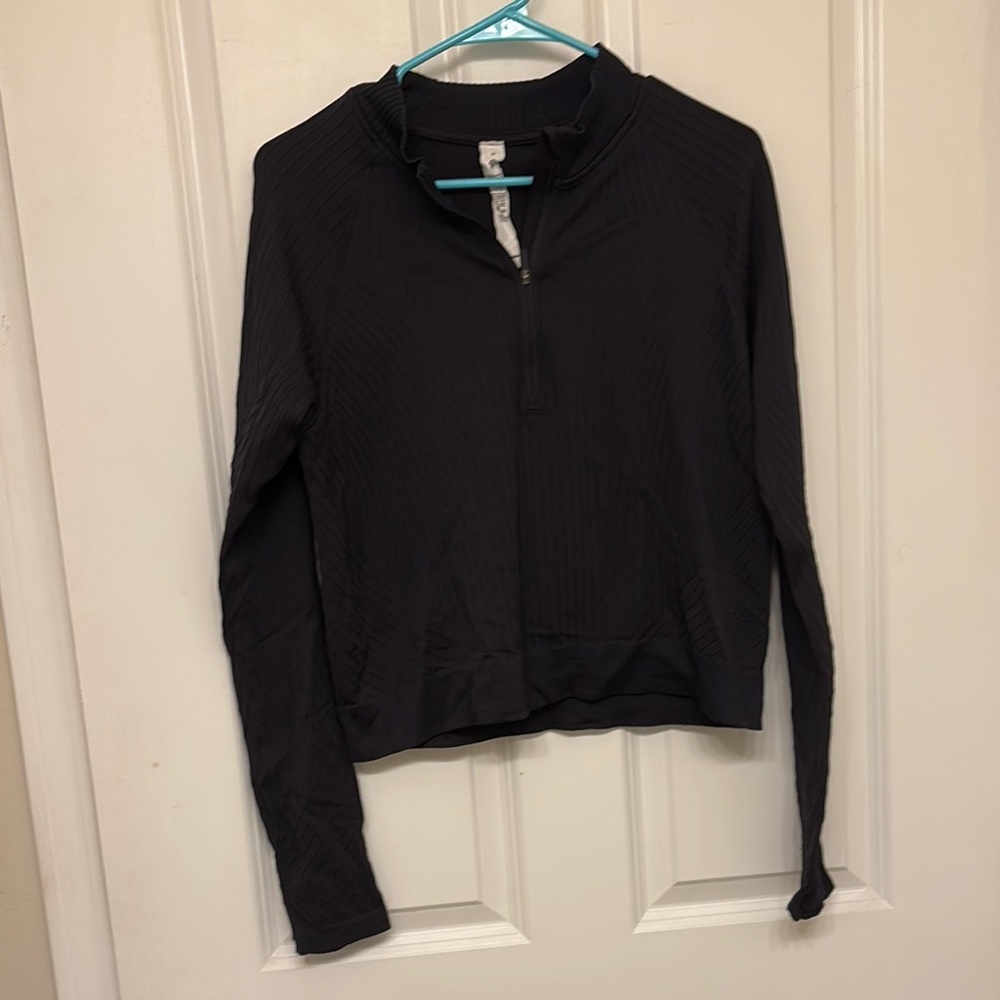 Lululemon Rest Less Cropped Half Zip